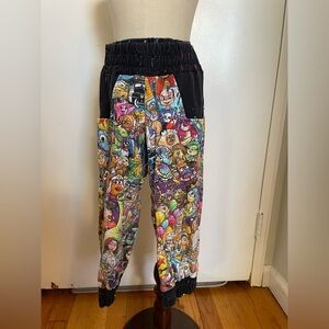 Kids Cartoon Character Print Joggers